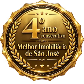 Medalha: 4º ano consecutivo Melhor Imobiliária de São José